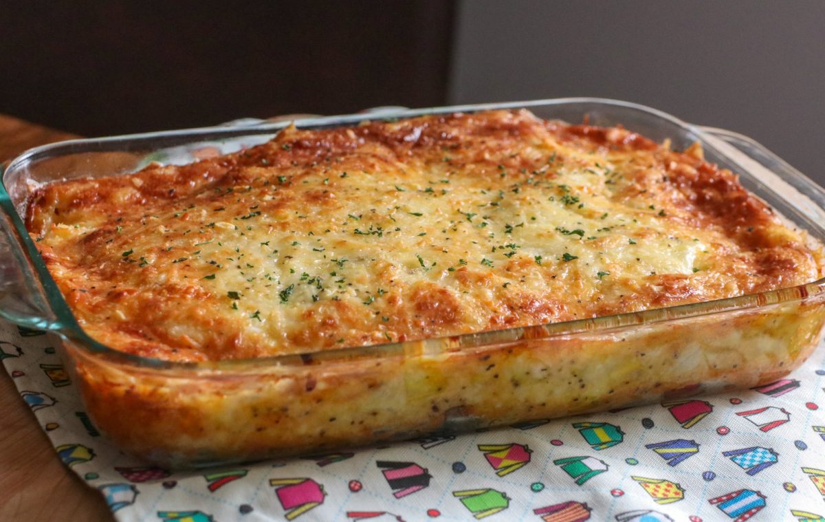Crab Brunch Casserole Bake with Old Bay Seasoning