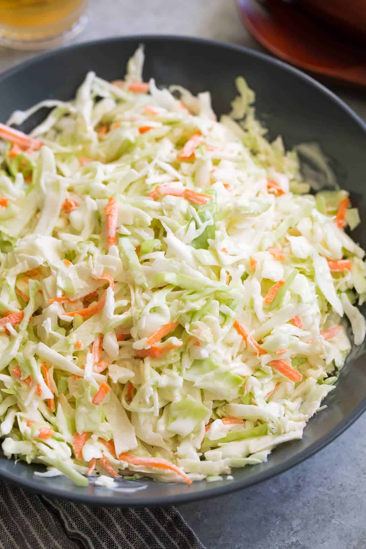 Coleslaw in a bowl