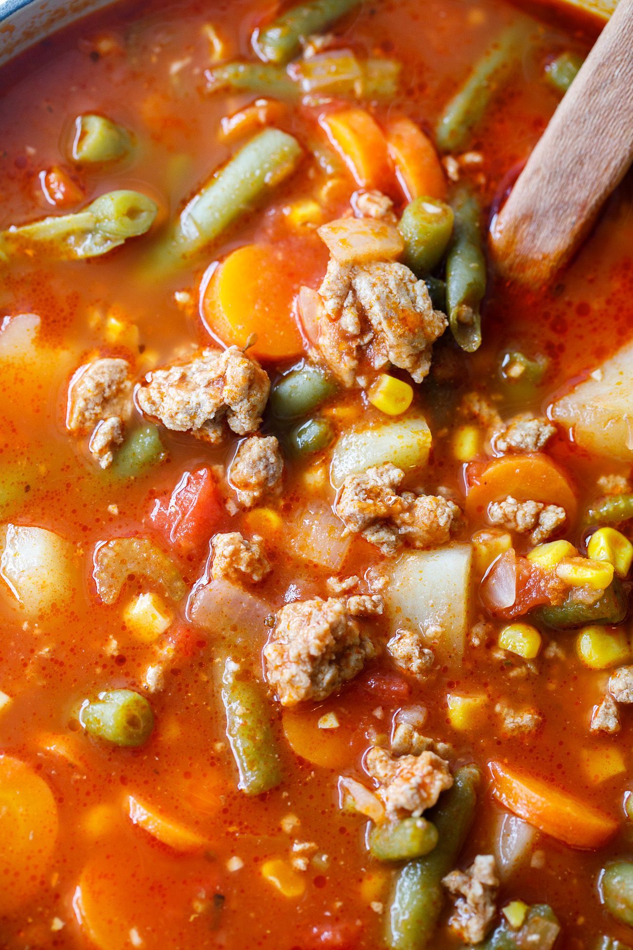 Ground Turkey Vegetable Soup