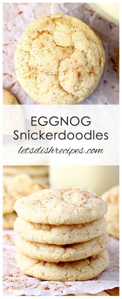 Eggnog Snickerdoodles