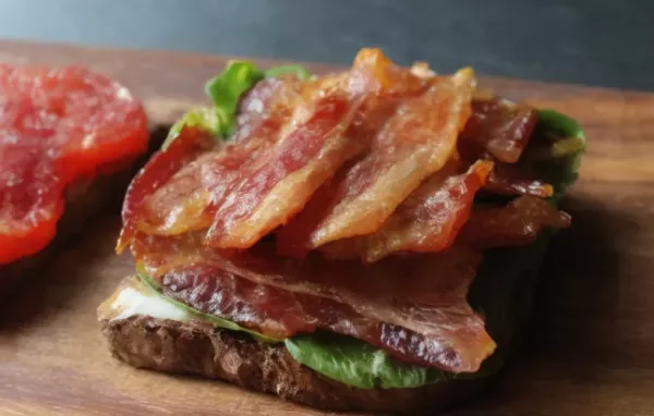 Baked bacon for a BLT