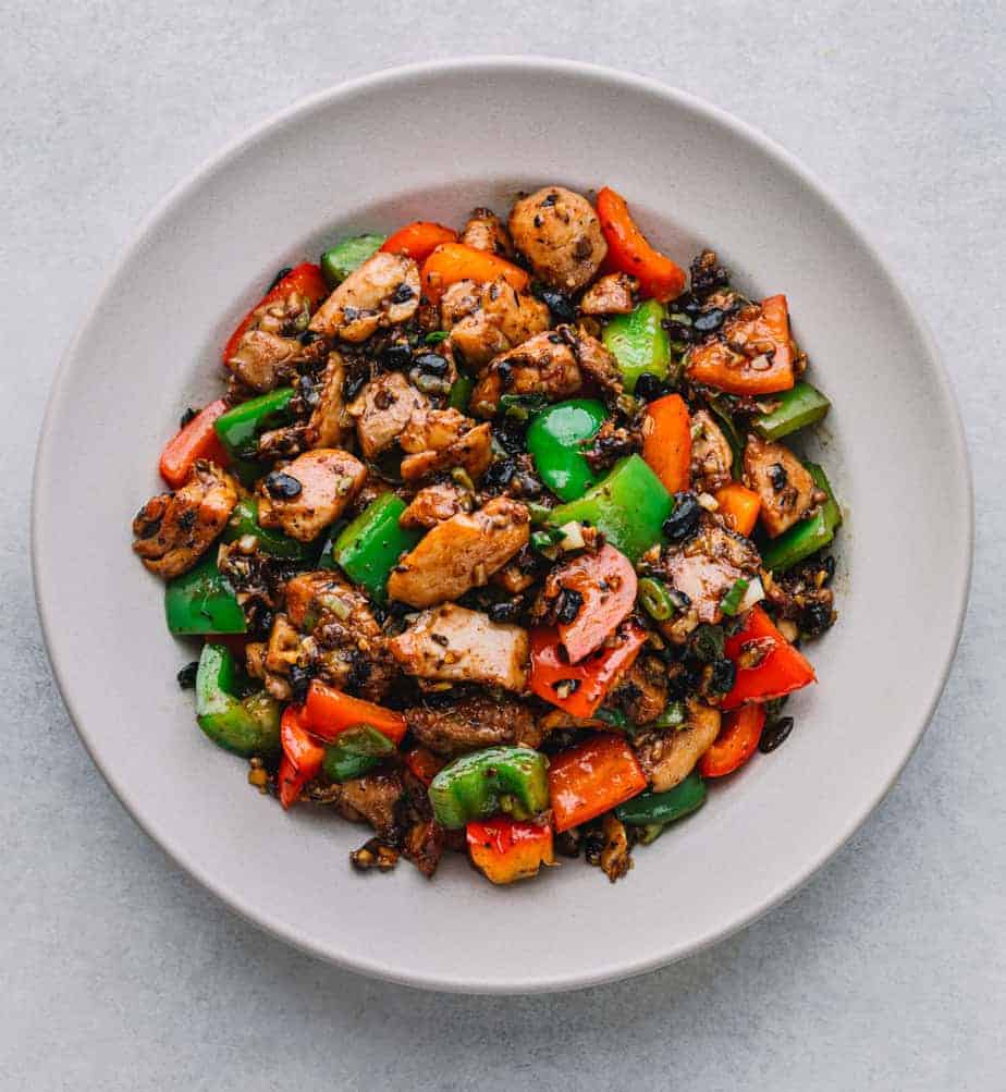 Chicken in Black Bean Sauce