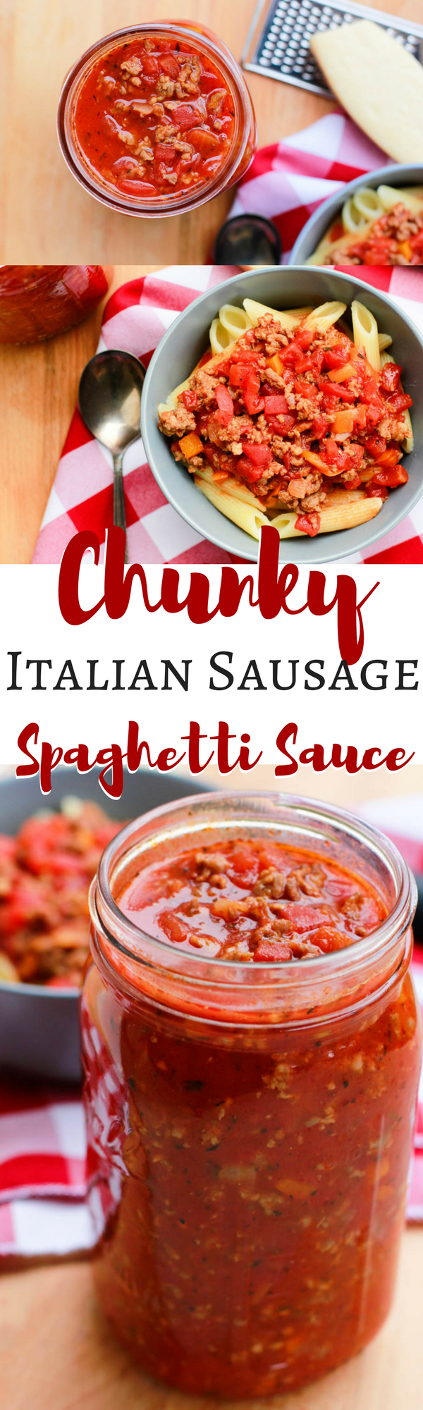 Chunky Italian Sausage Spaghetti Sauce