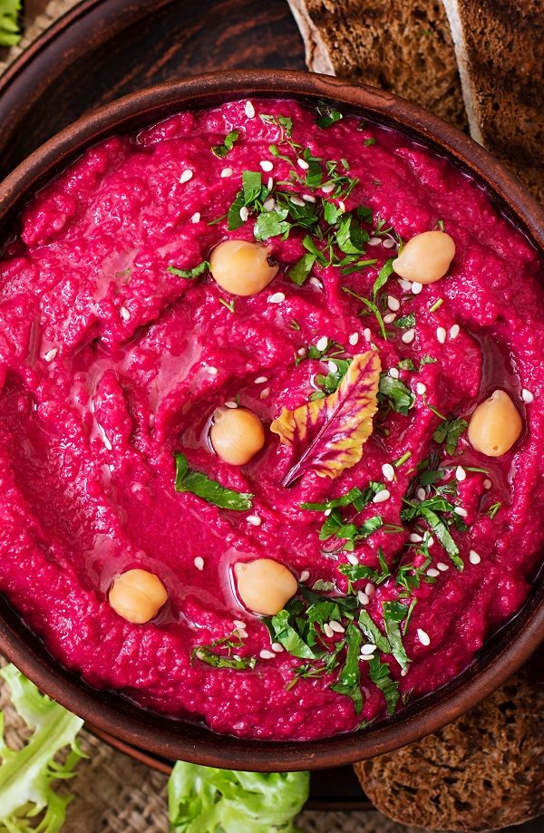 Instant Pot Beet Hummus