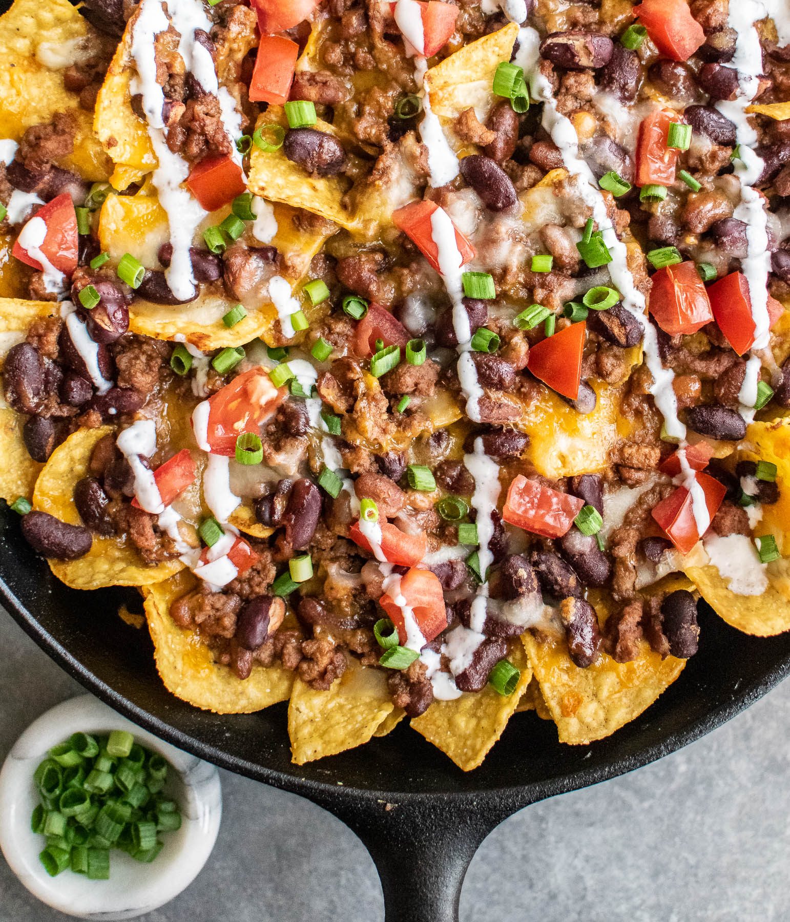 Baked Chili Nachos