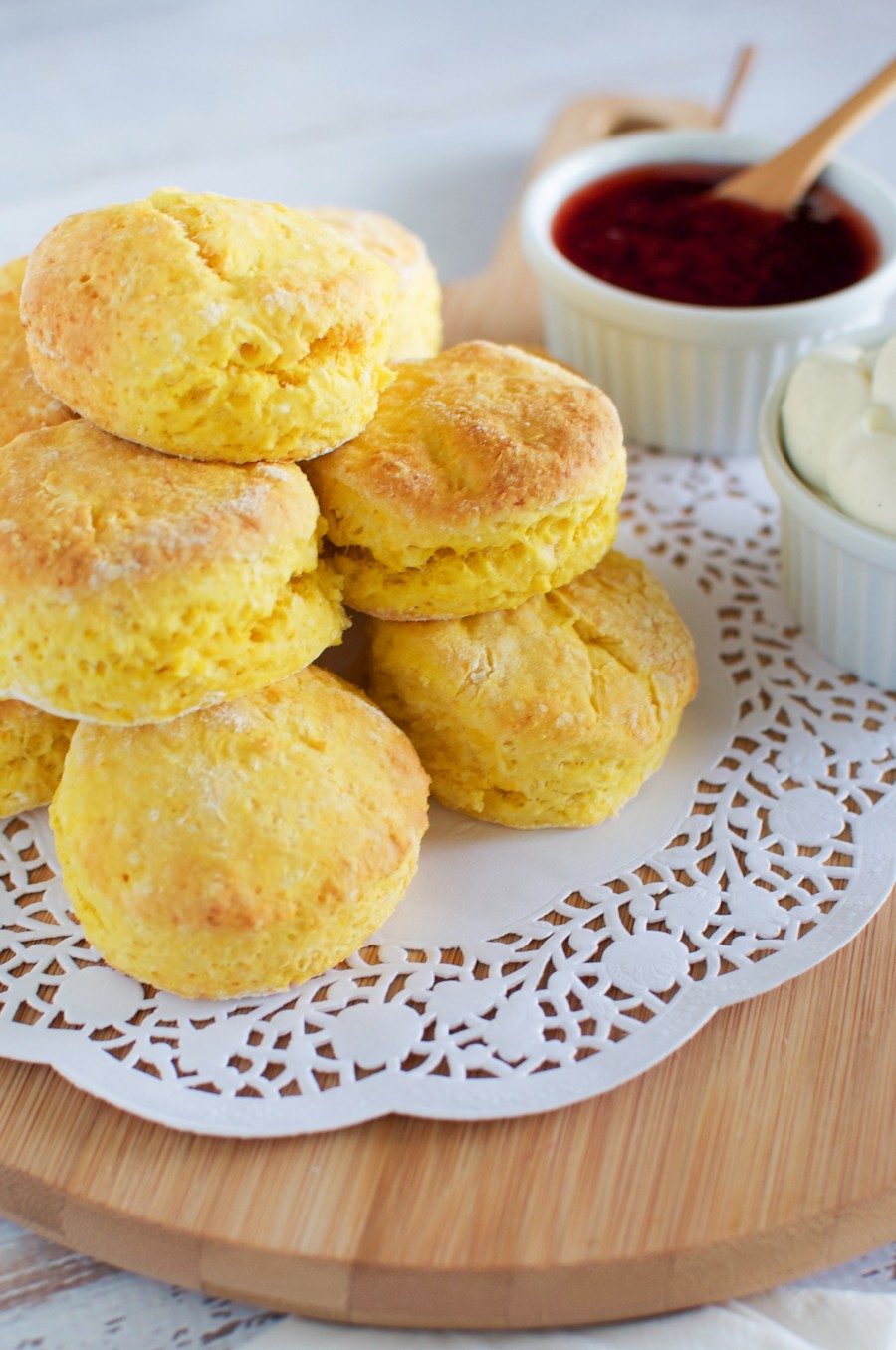 Old fashioned pumpkin scones