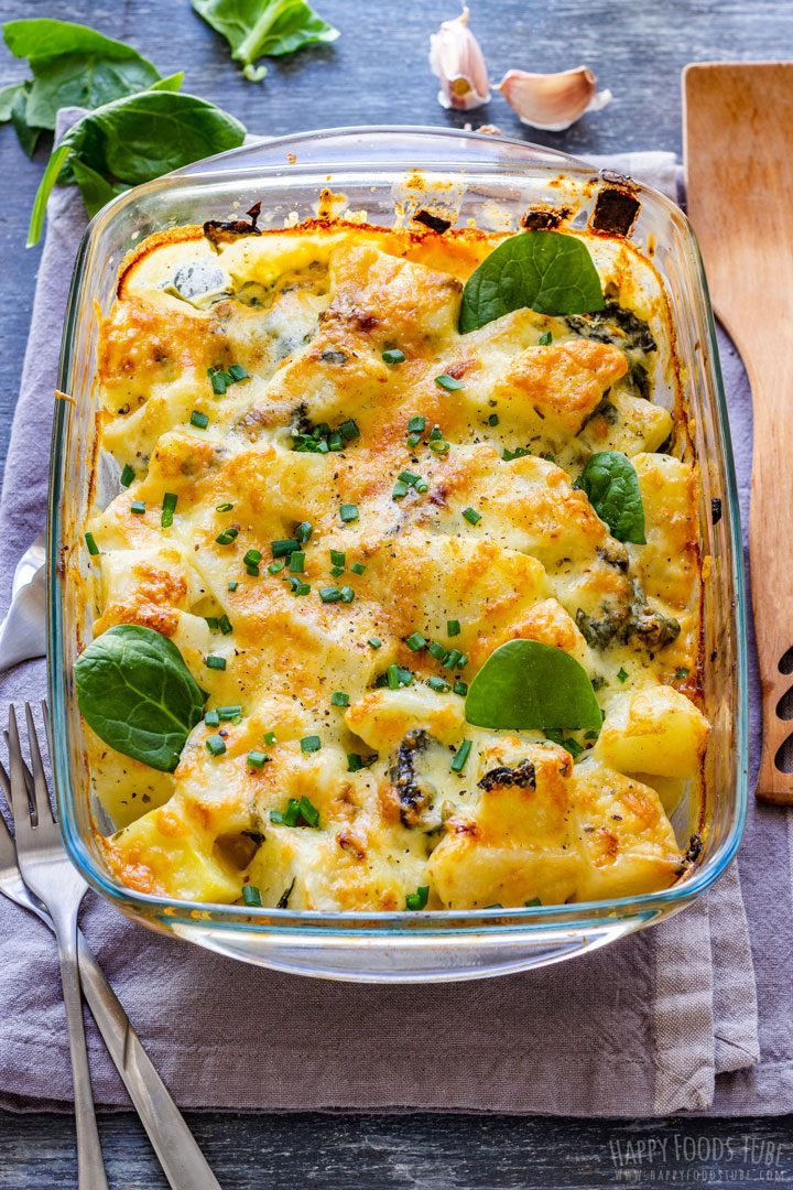 Spinach Potato Casserole