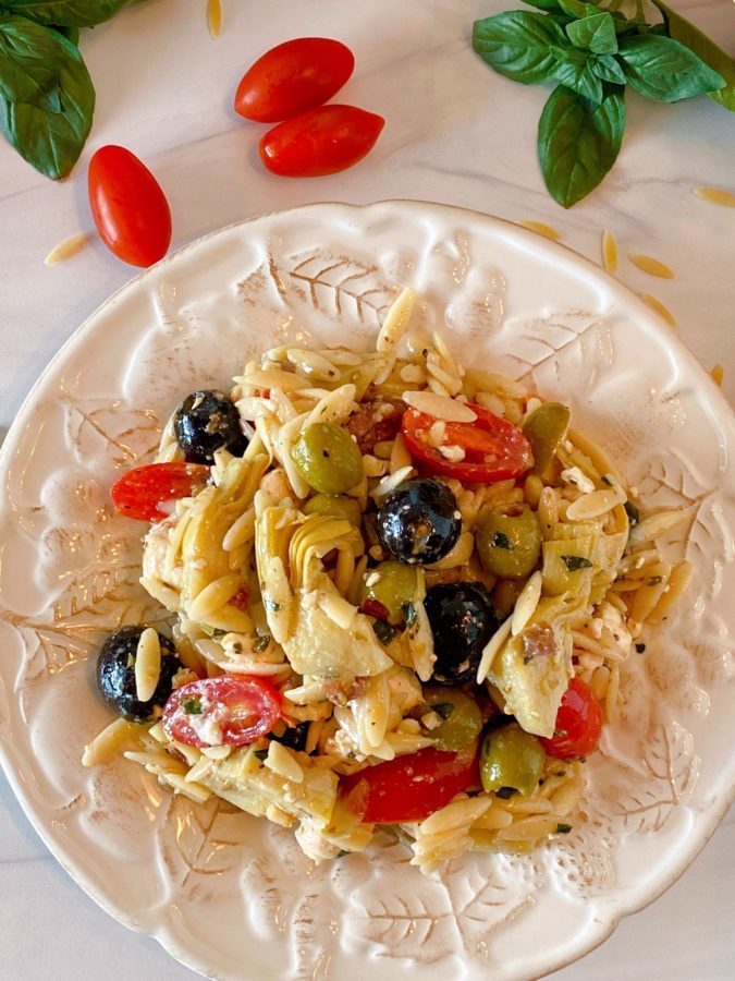 Muffuletta Olive Pasta Salad