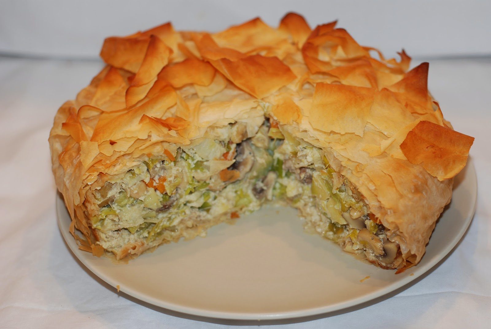 Filo Vegetable Pie