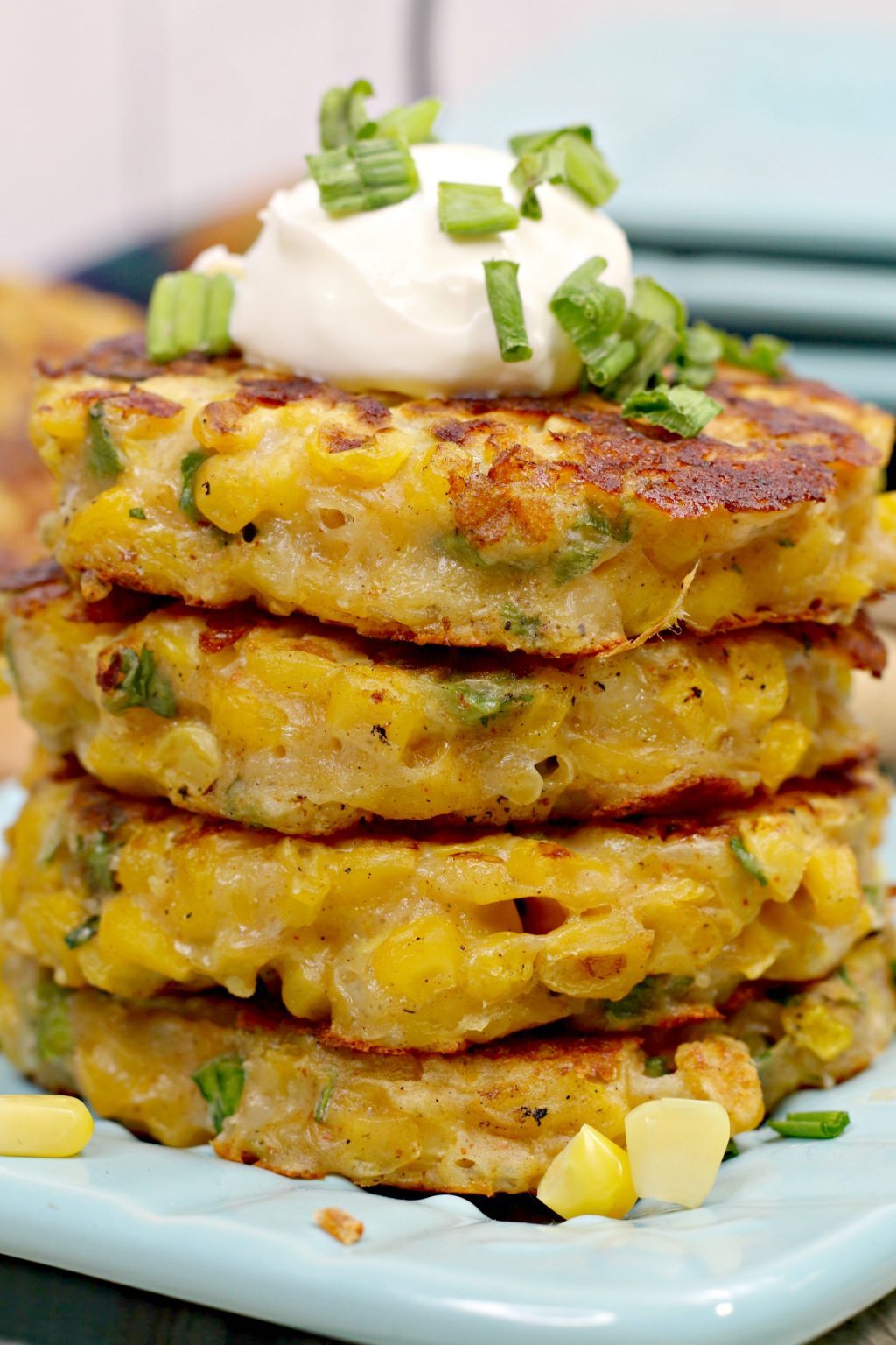 Pan Fried Corn Fritters