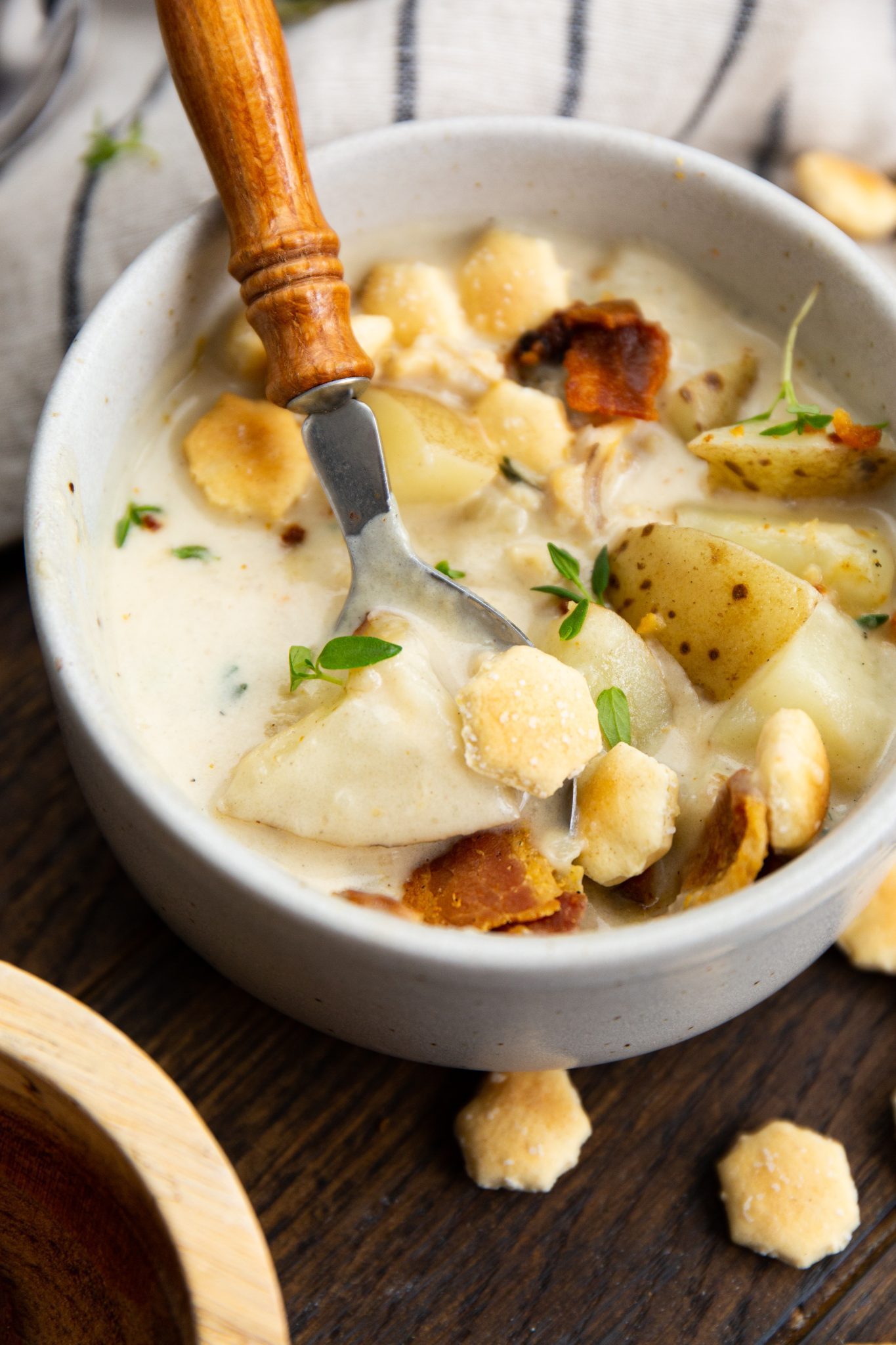 Dutch Oven Clam Chowder