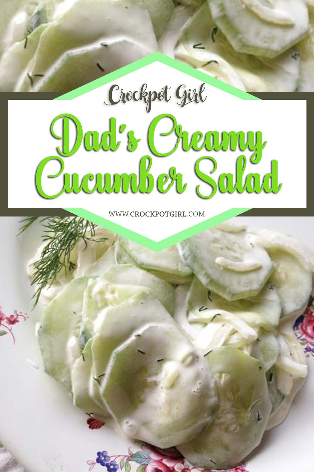 Dad’s Creamy Cucumber Salad