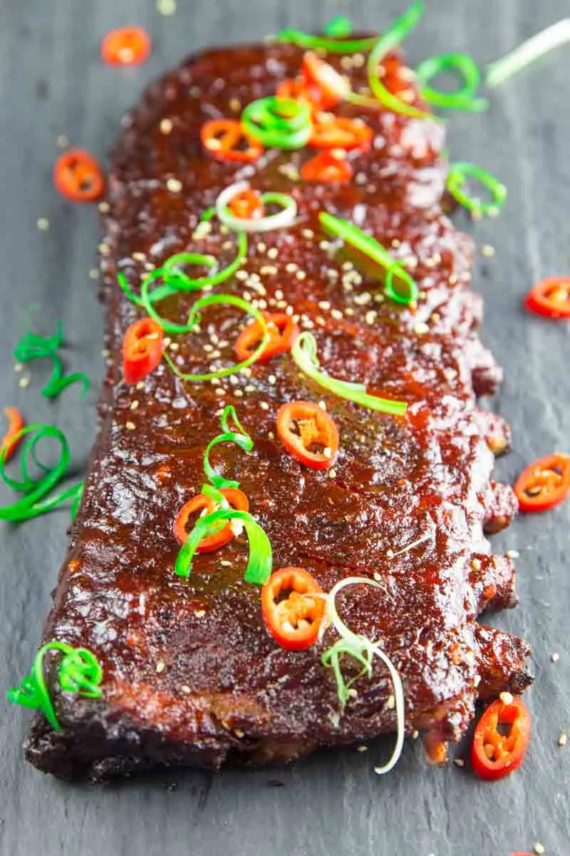 Smoked Spicy Korean Spare Ribs