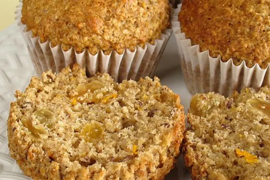 Yummy Bran & Flax Muffins