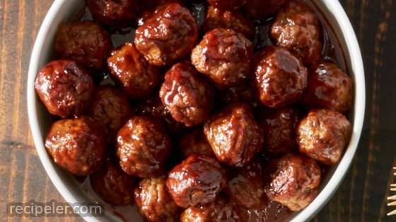 Sweet And Spicy Barbecue Meatballs