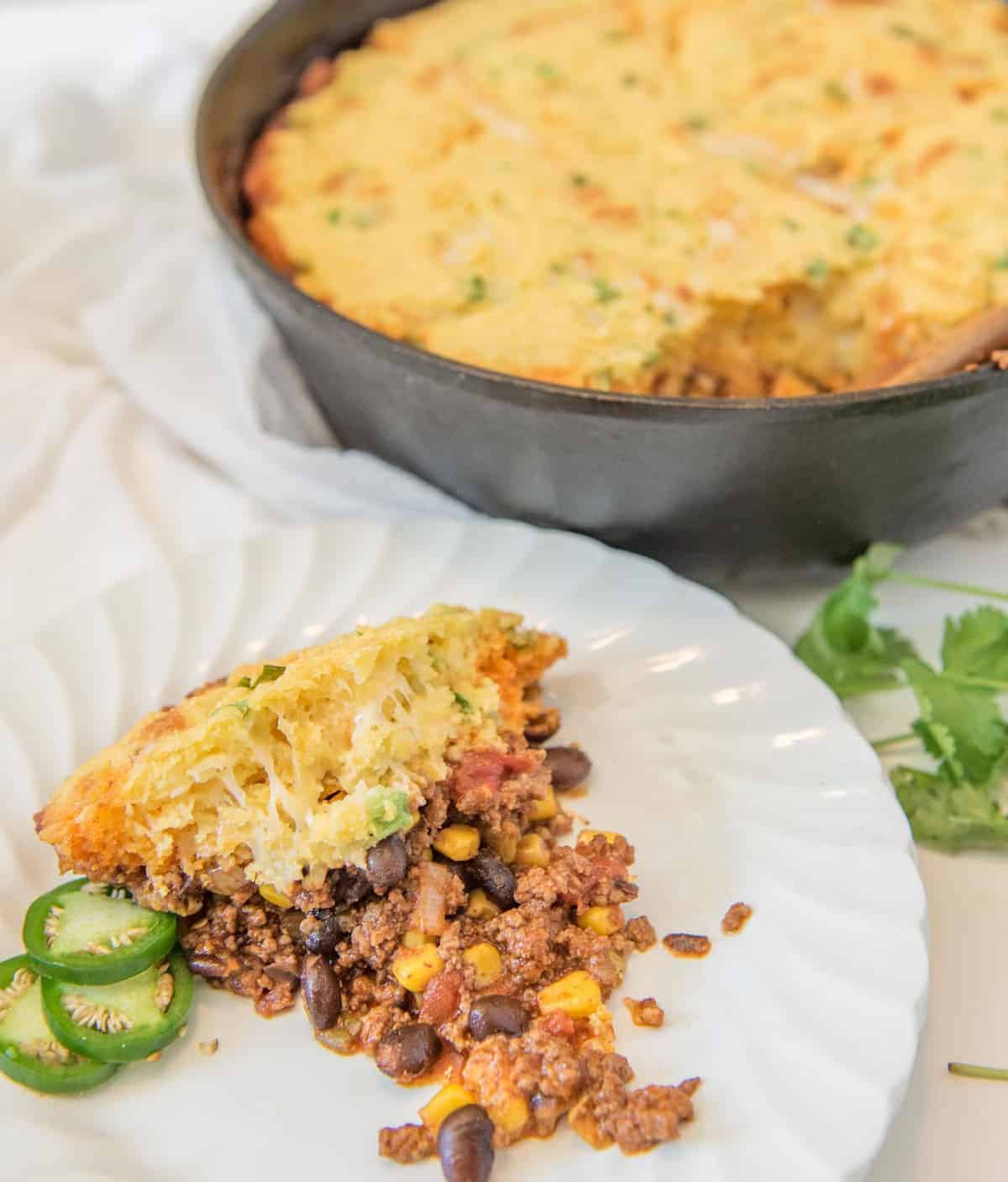 One Pan Tamale Pie