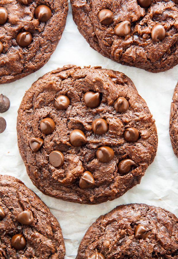 Chewy Chocolate Fudge Cookies