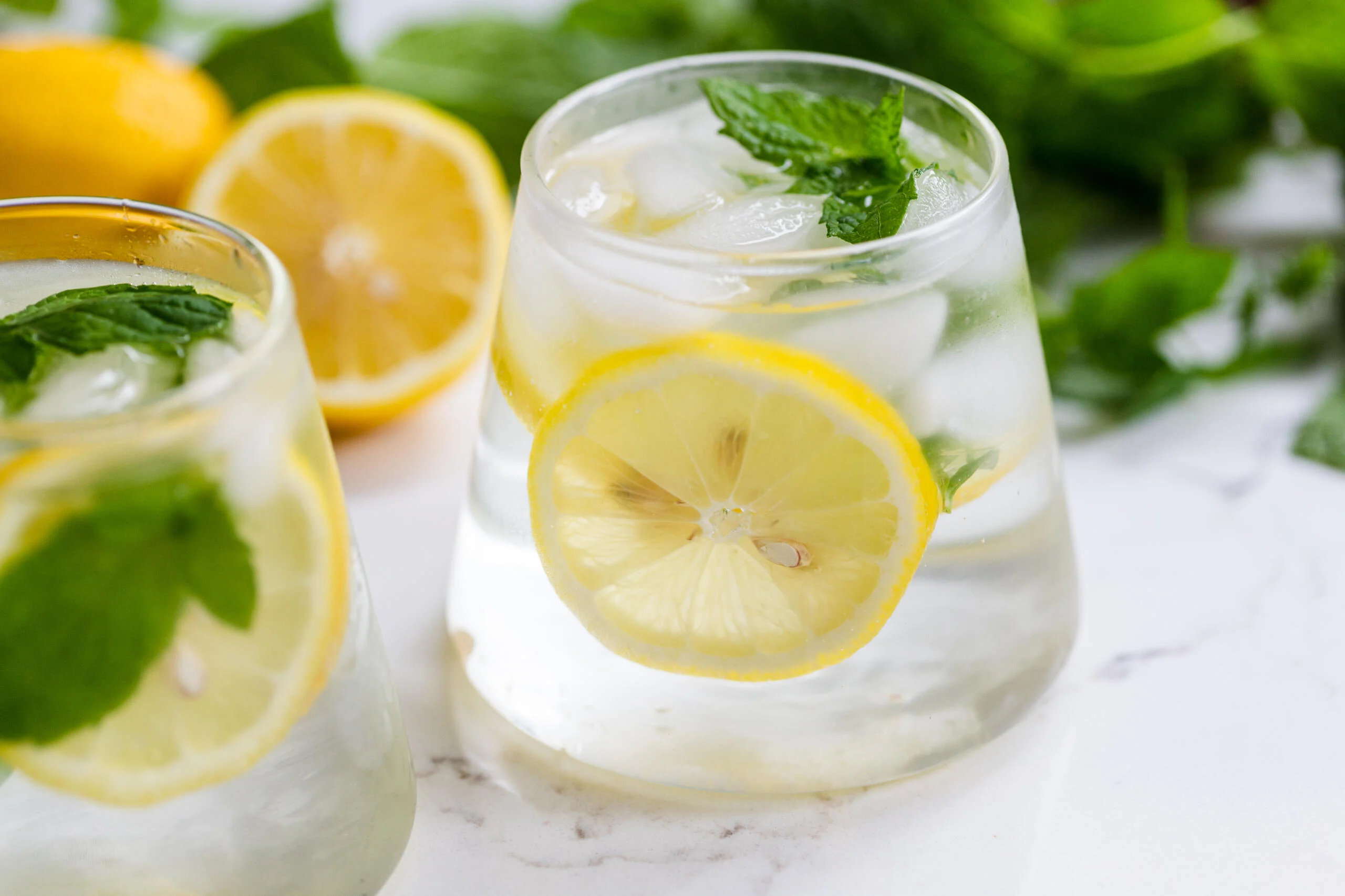 Citrus and Mint Infused Water