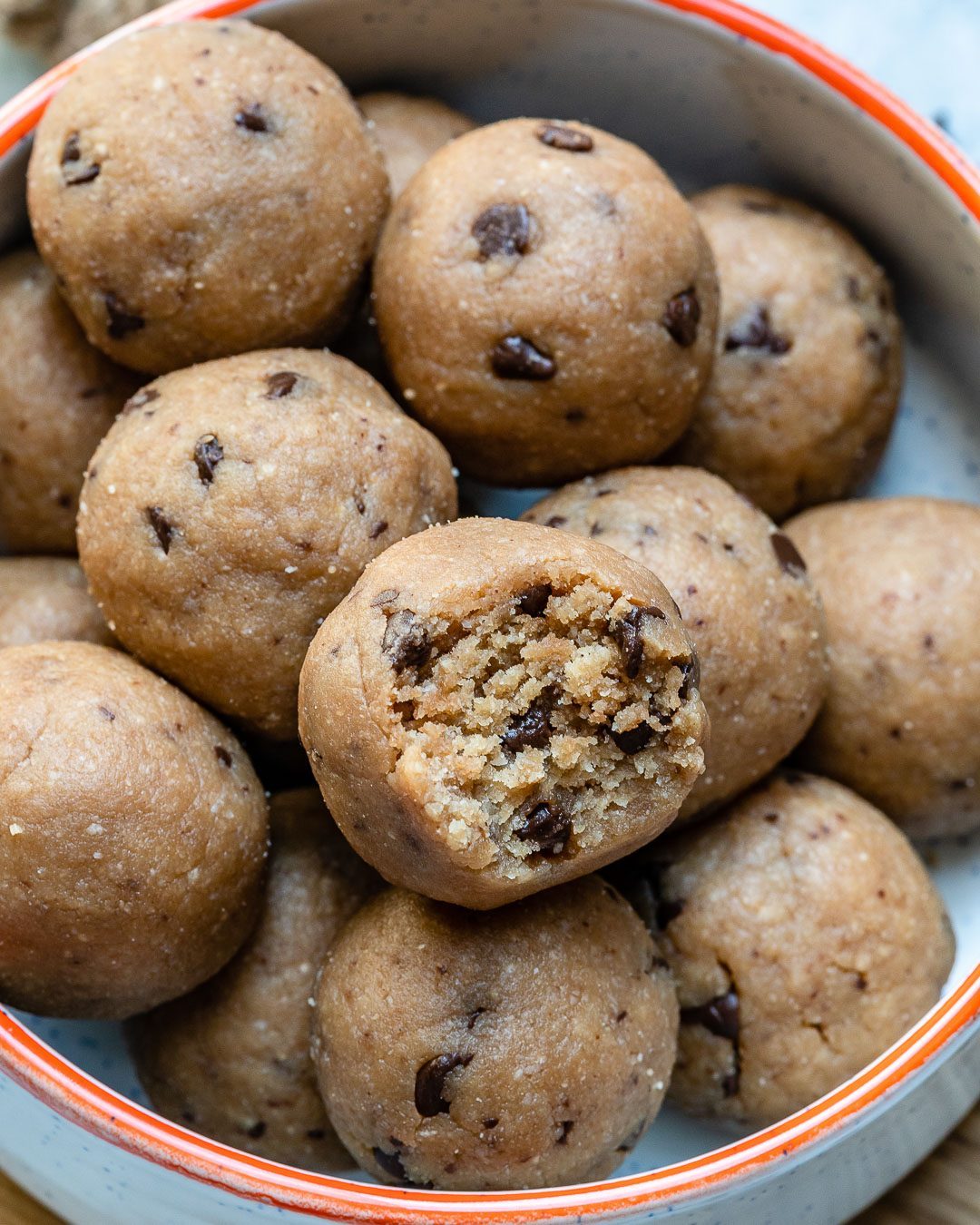 Chocolate Chip Cookie Dough Balls