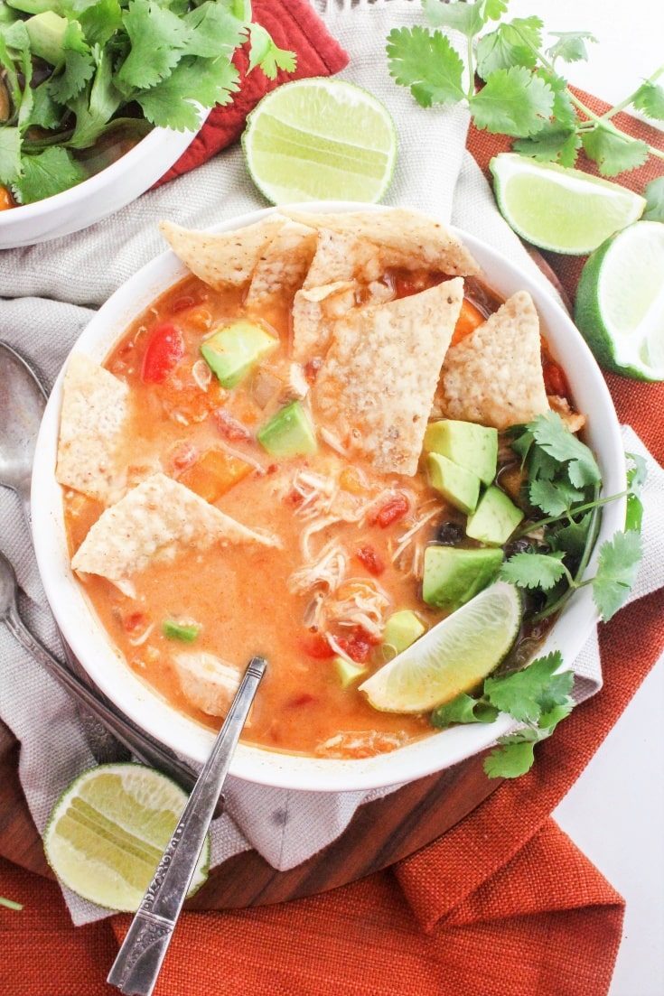 Instant Pot Chicken Tortilla Soup