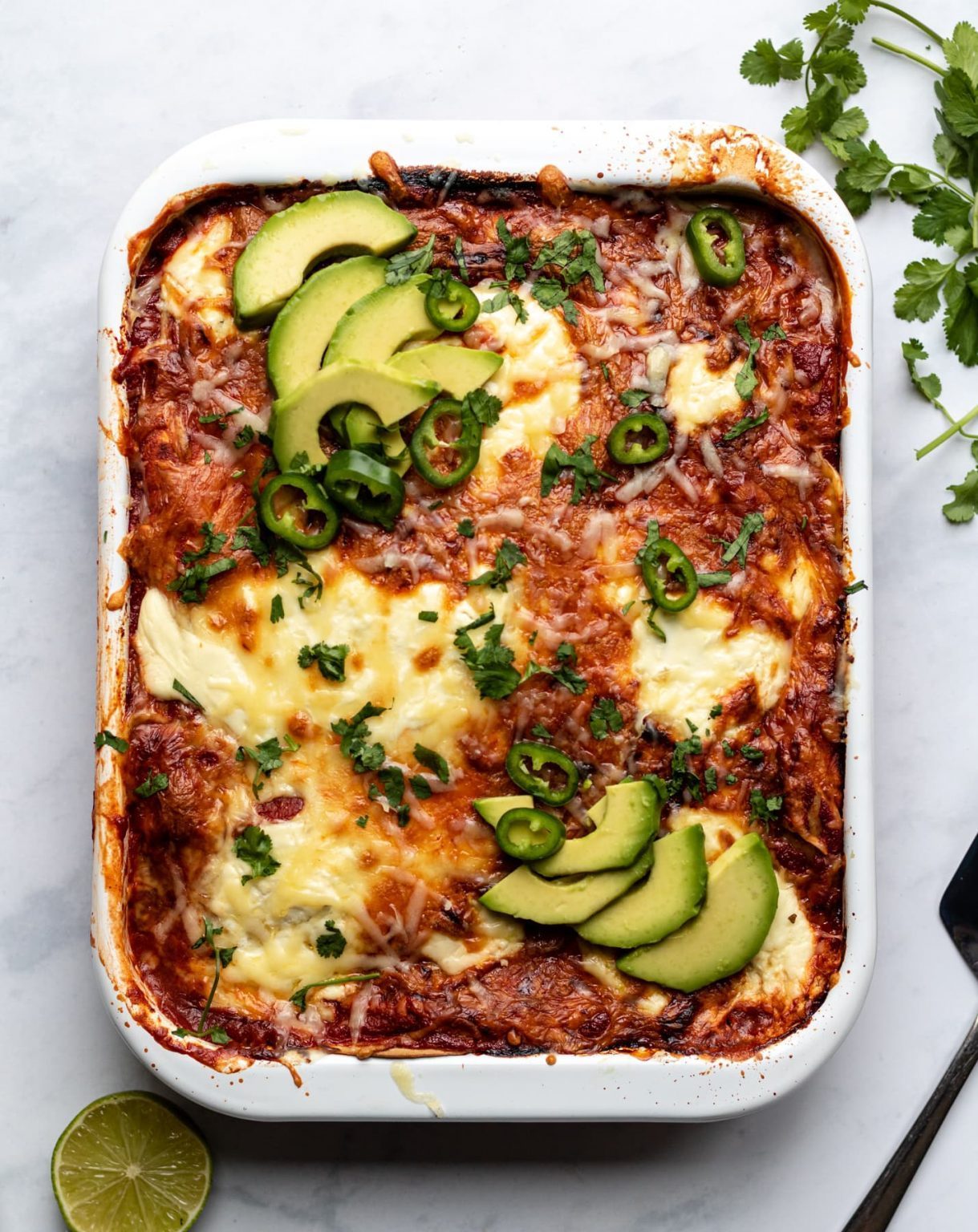 Vegetarian Enchilada Casserole