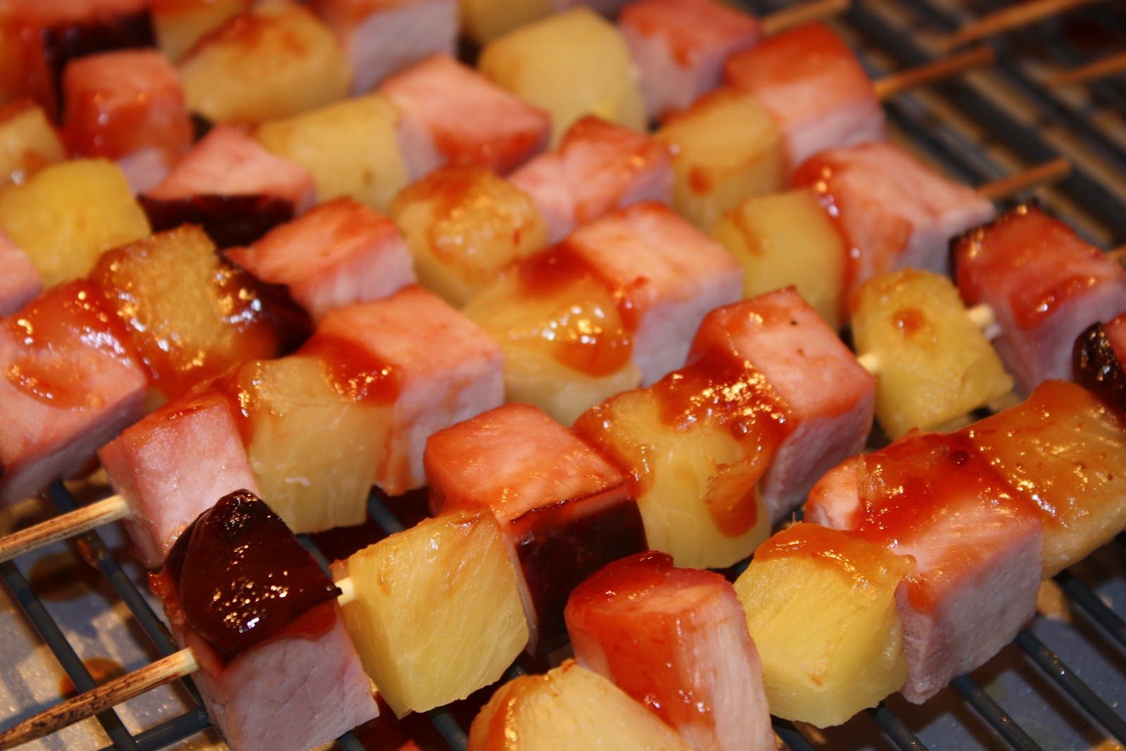 ham and pineapple kabobs
