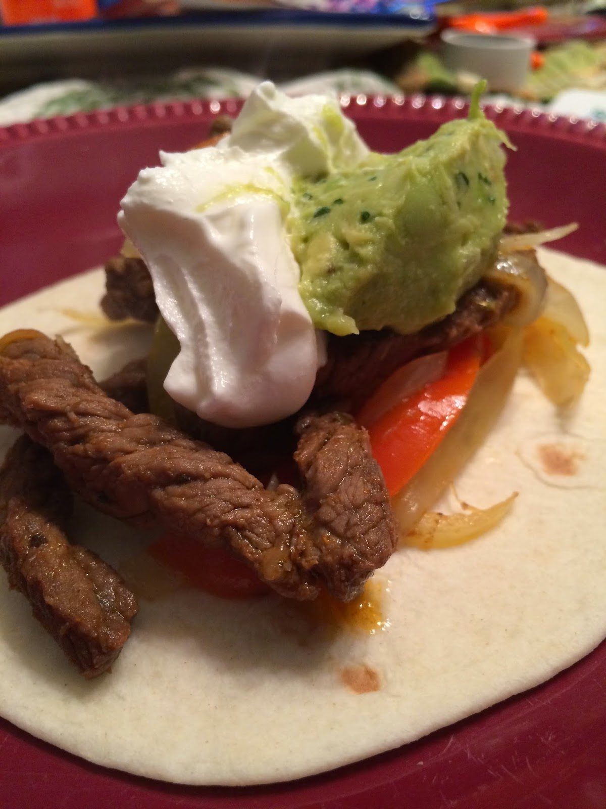 Jenny Mac's Lip Smack: Easy Flank Steak Fajitas
