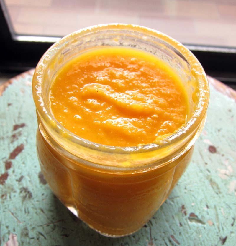 Carrot Ginger Dressing in a bowl