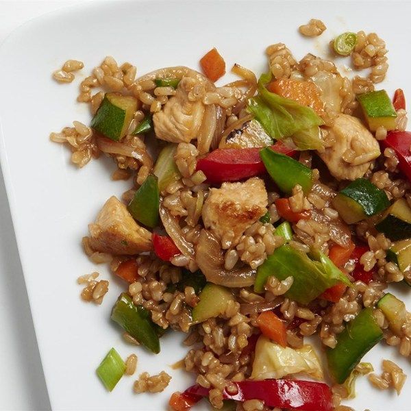Veggie-Packed Chicken Fried Rice