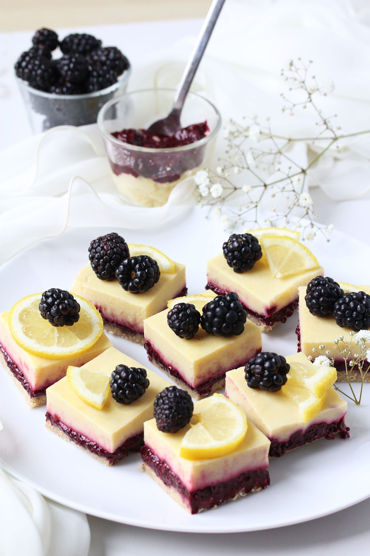 Lemon Blackberry Bars