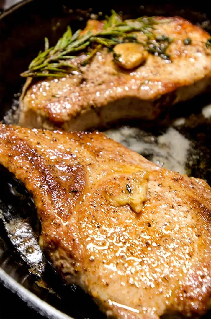 Perfect Pan Seared Pork Chops