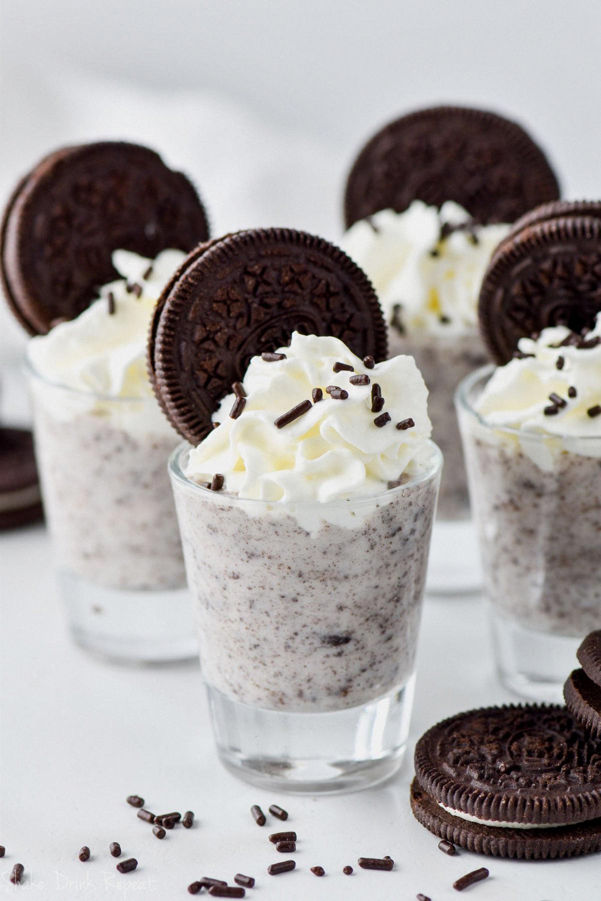 Oreo Pudding Shots