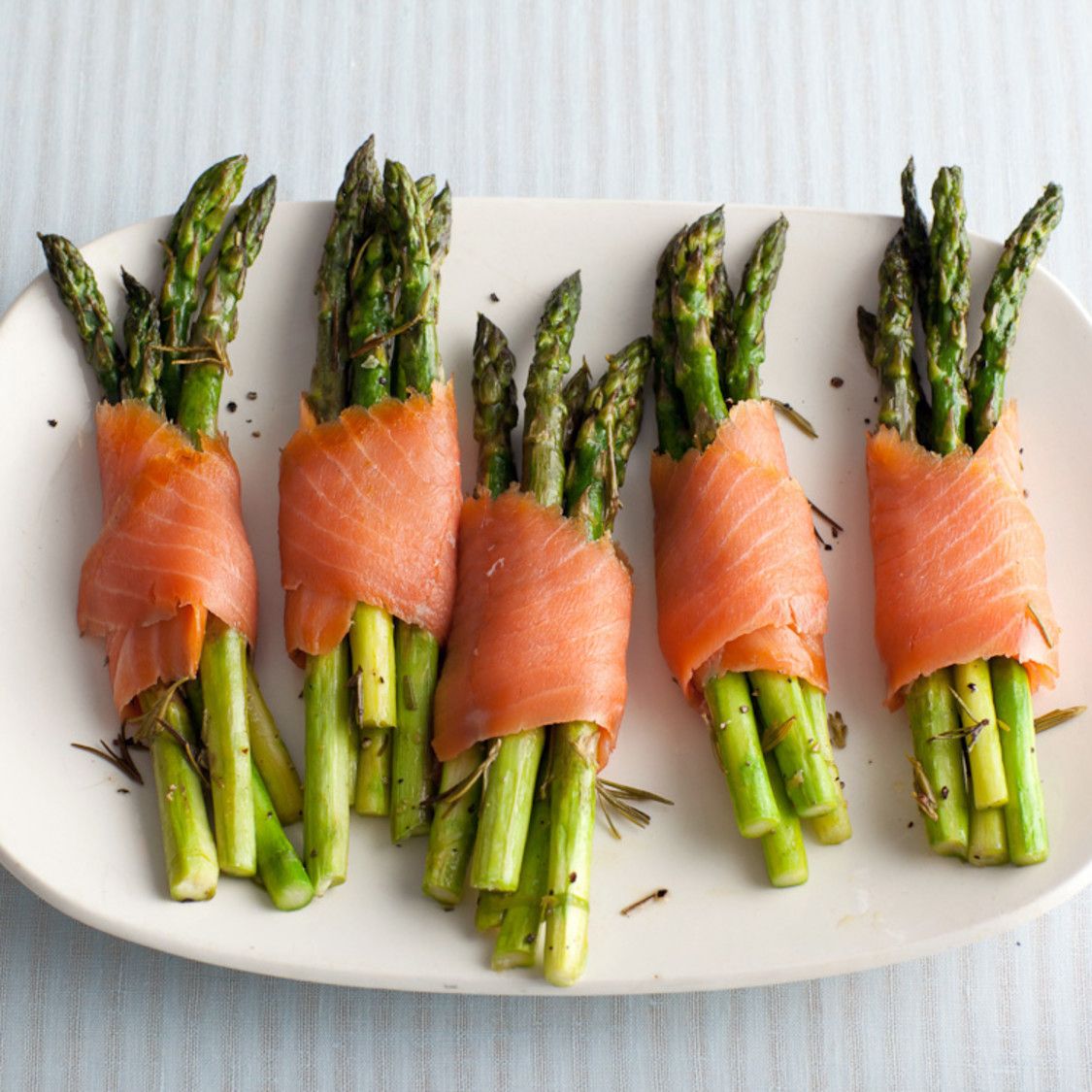 Asparagus and Smoked Salmon Bundles