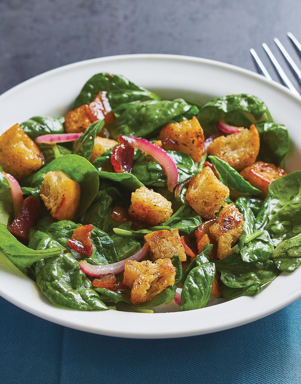 Delicious Hot Spinach Salad