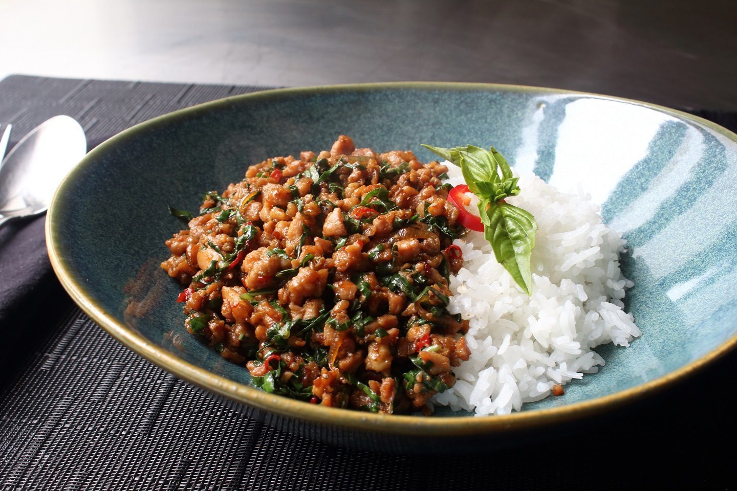 Spicy Thai Basil Chicken
