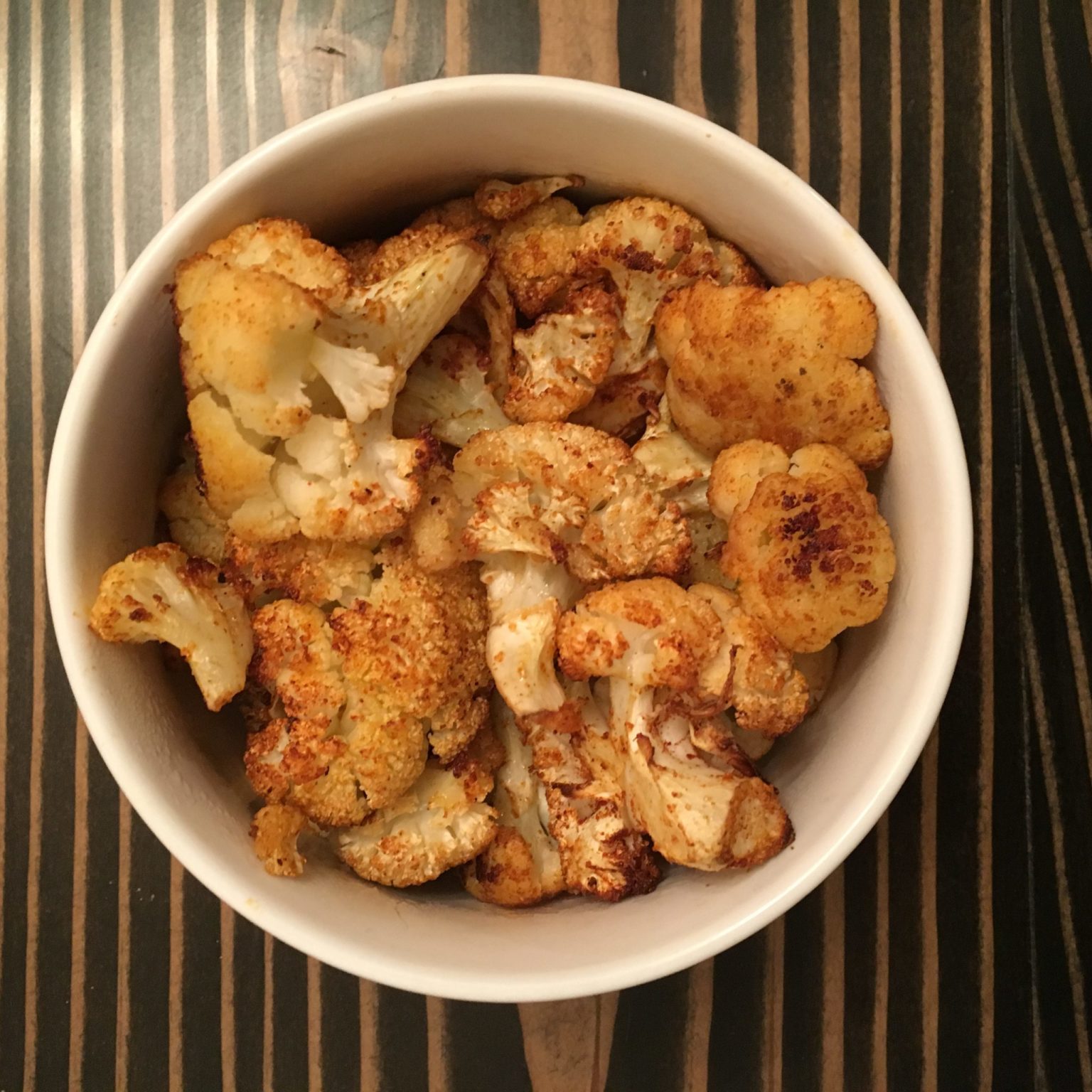 Roasted Spiced Cauliflower