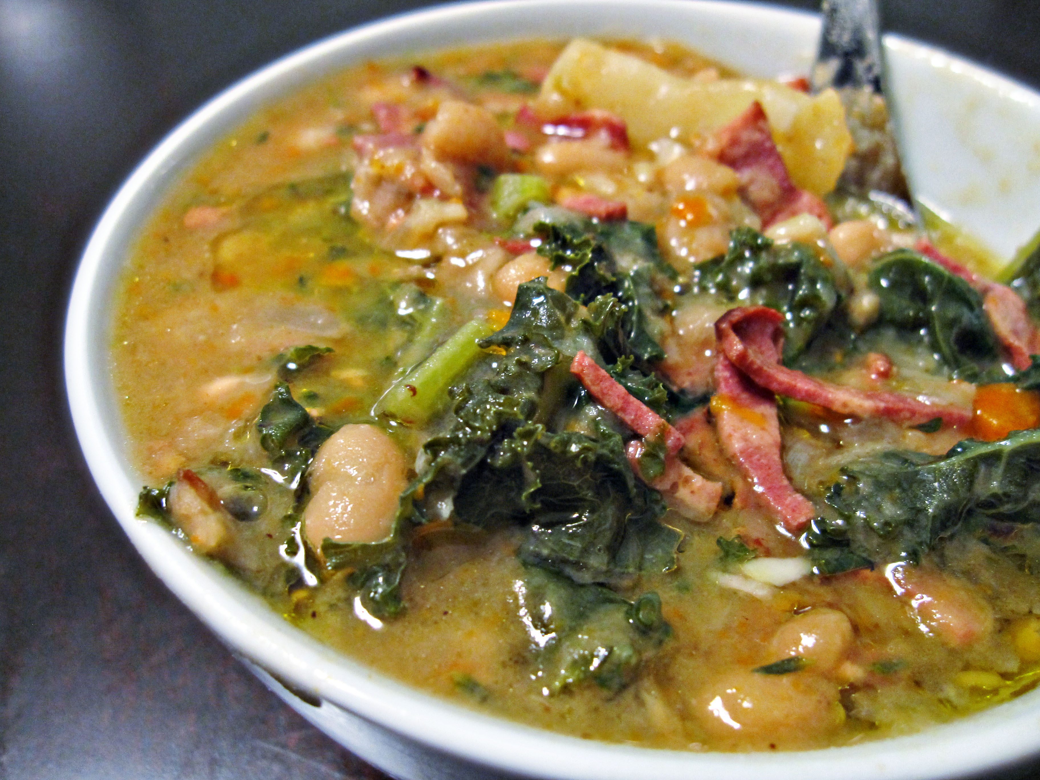 Caldo Gallego (Spanish White Bean Soup)