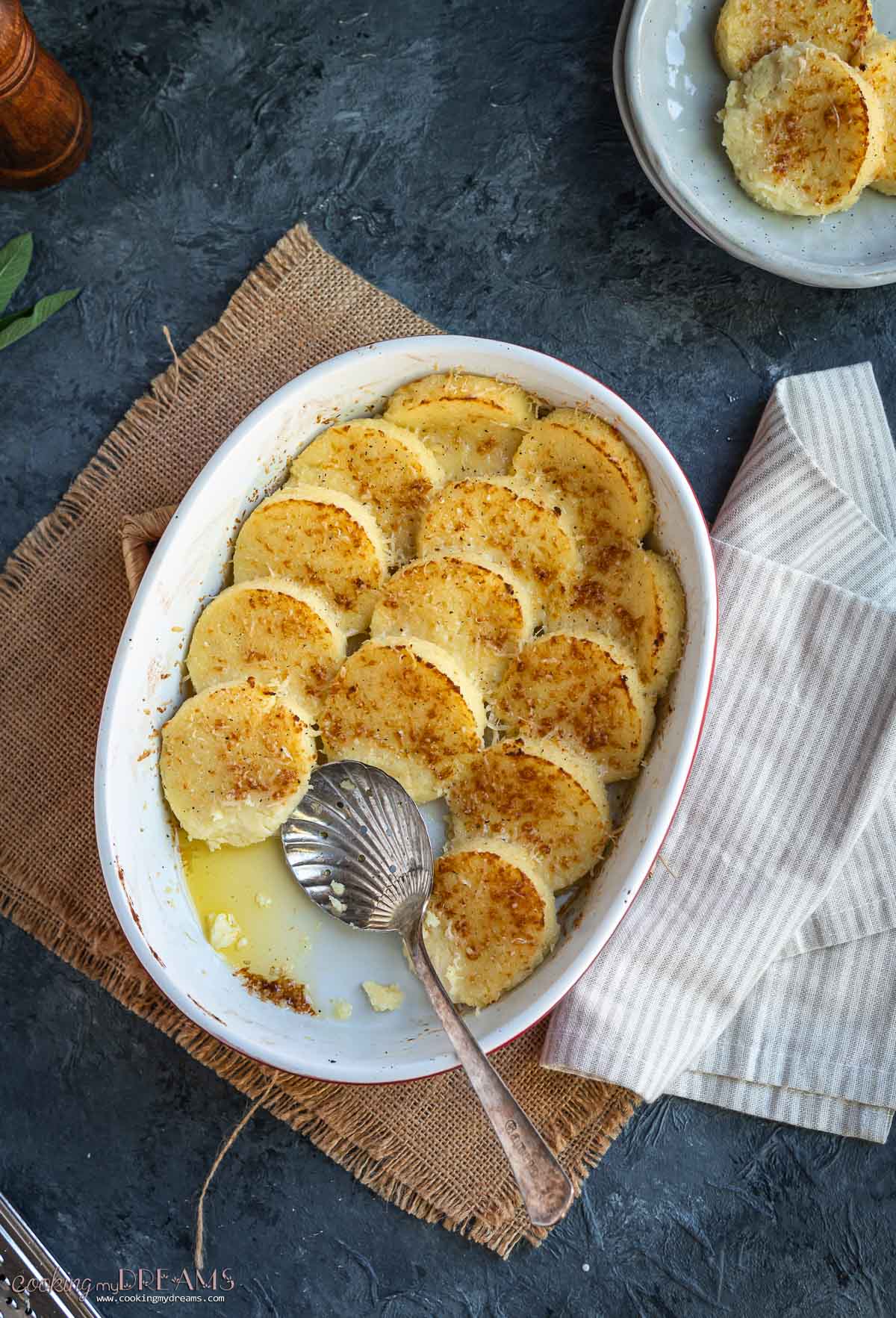 Gnocchi alla Romana - Baked Semolina Gnocchi