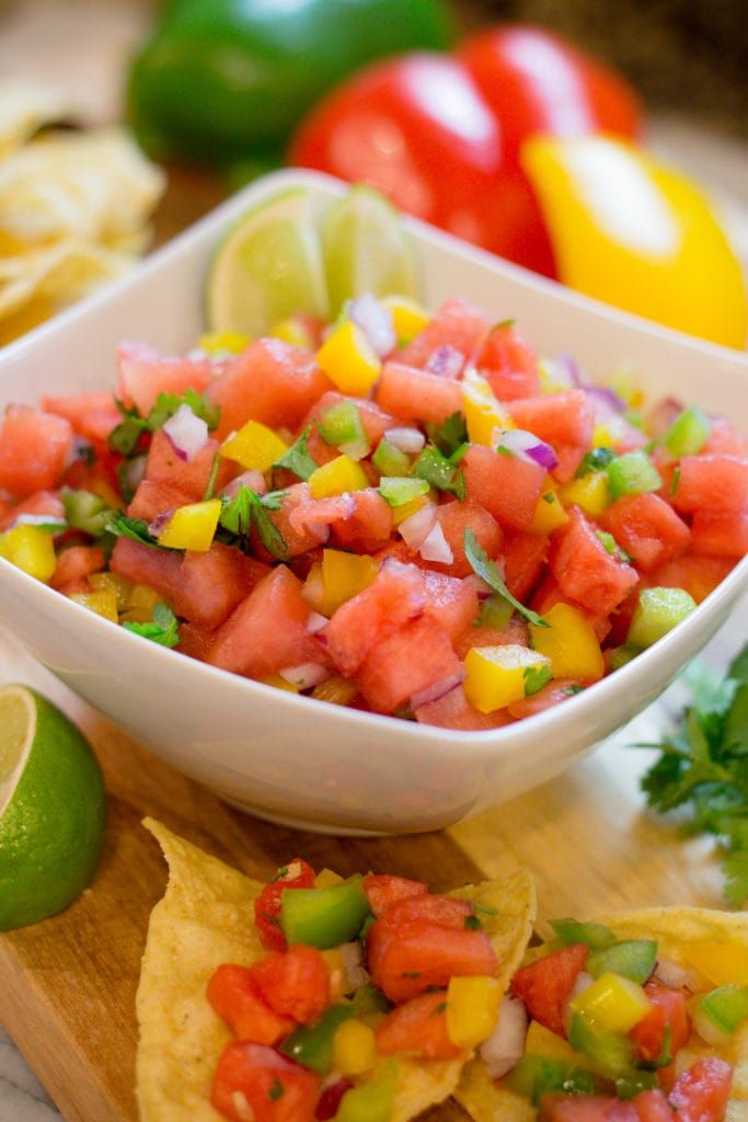 Colorful Watermelon Salsa