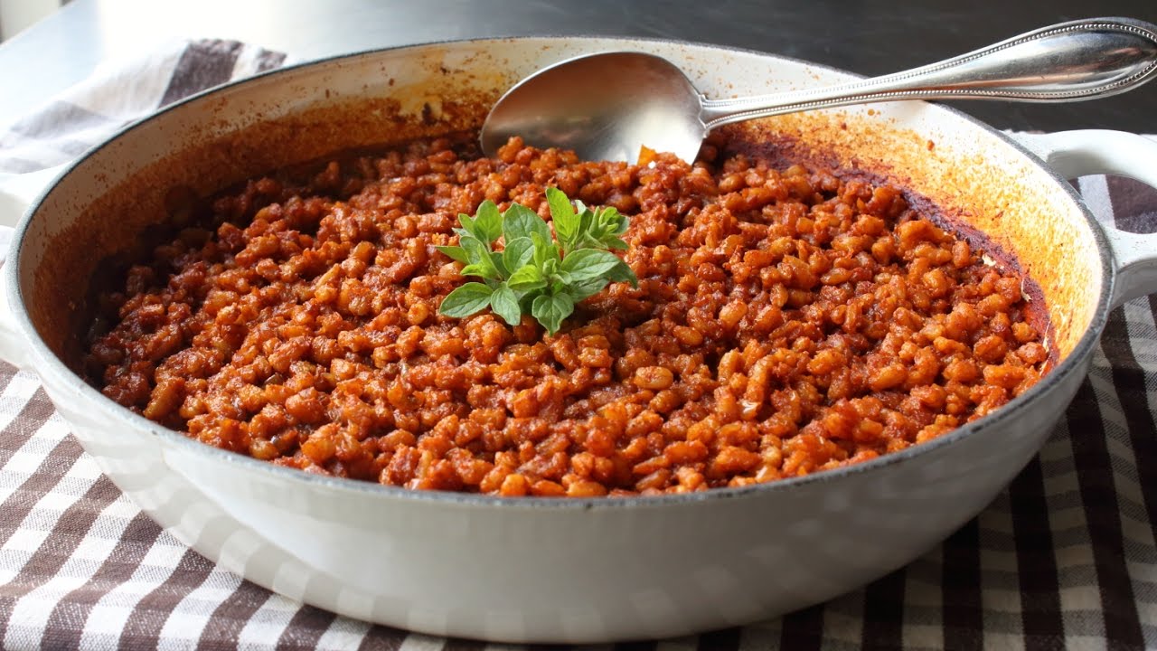 Spanish Farro Dish