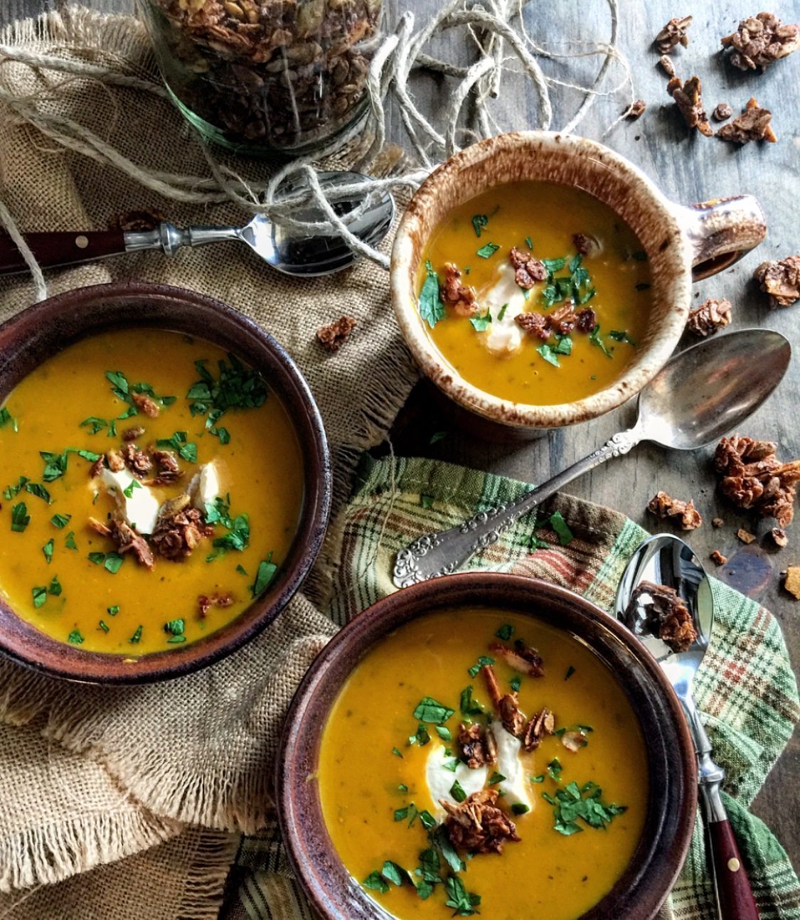 Curried Kabocha Squash Soup